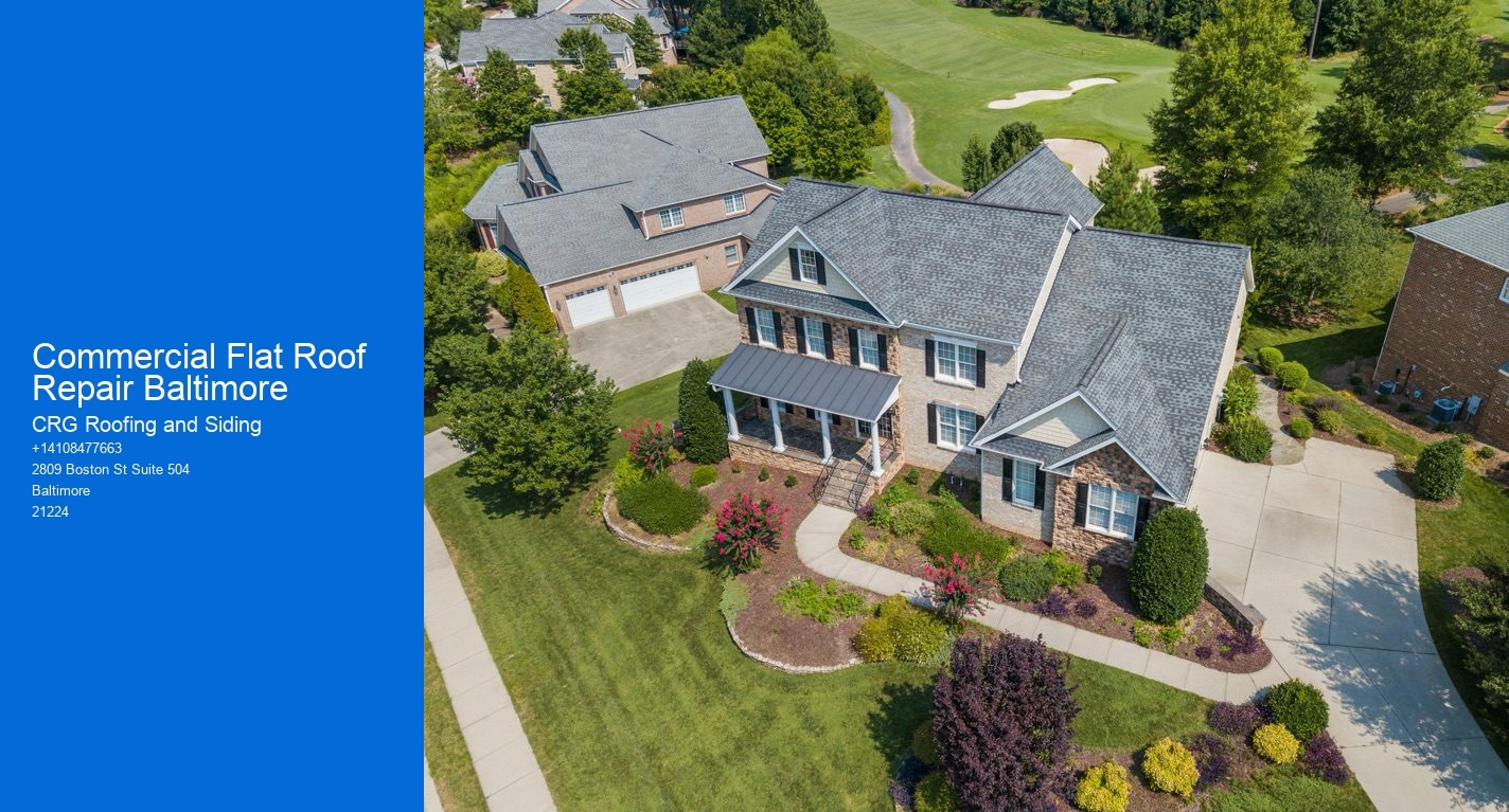 Commercial Flat Roof Repair Baltimore