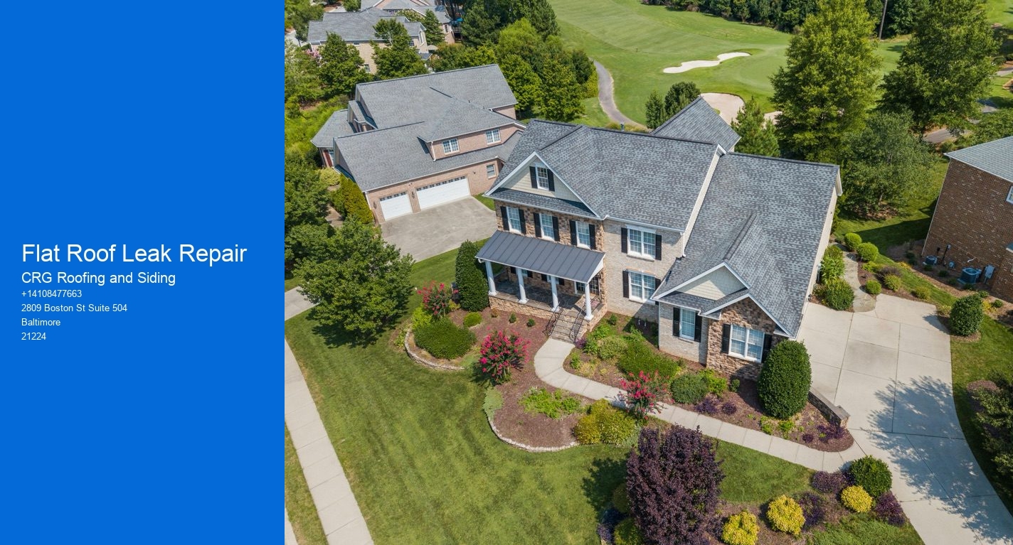 Flat Roof Leak Repair