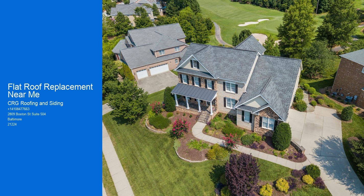 Flat Roof Replacement Near Me